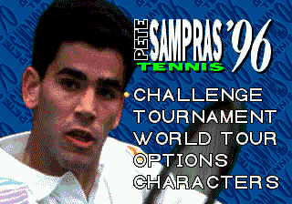 Заставка игры Sampras Tennis 96